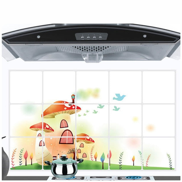 Kitchen Stickers Waterproof & Oil Proof