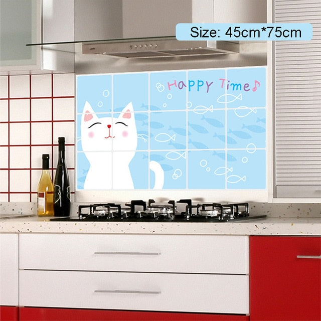 Kitchen Stickers Waterproof & Oil Proof