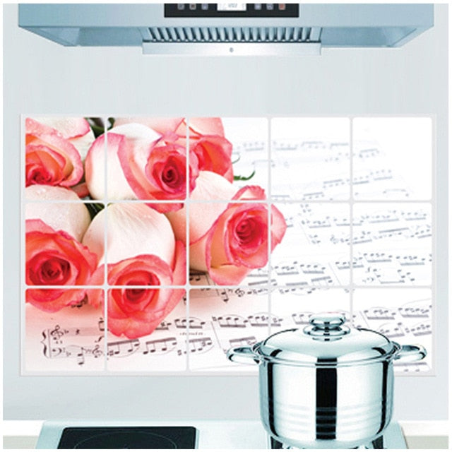 Kitchen Stickers Waterproof & Oil Proof
