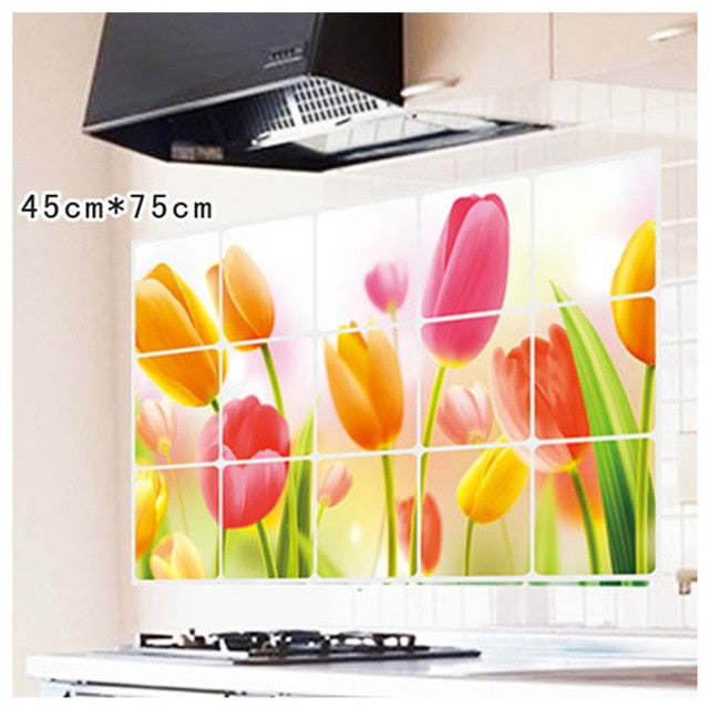 Kitchen Stickers Waterproof & Oil Proof