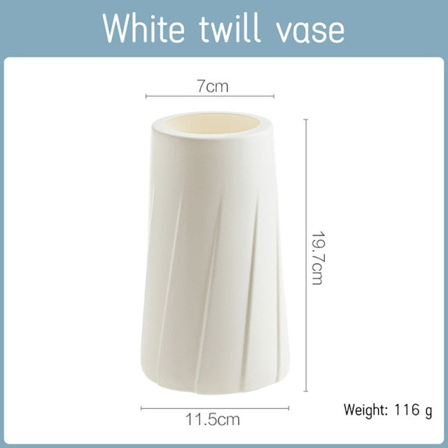 Modern Origami Plastic Vases