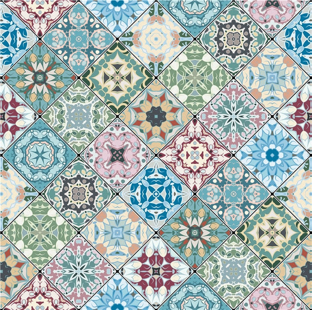 Kitchen Cabinet Foil Marble Wallpaper