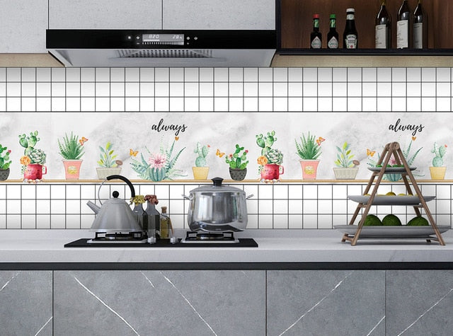 Kitchen Cabinet Foil Marble Wallpaper