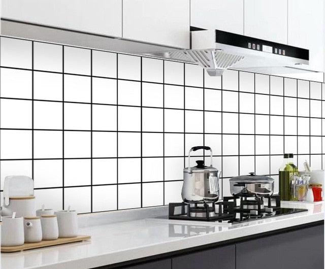 Kitchen Cabinet Foil Marble Wallpaper