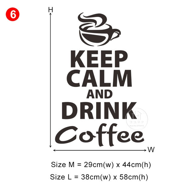 Coffee Wall Stickers