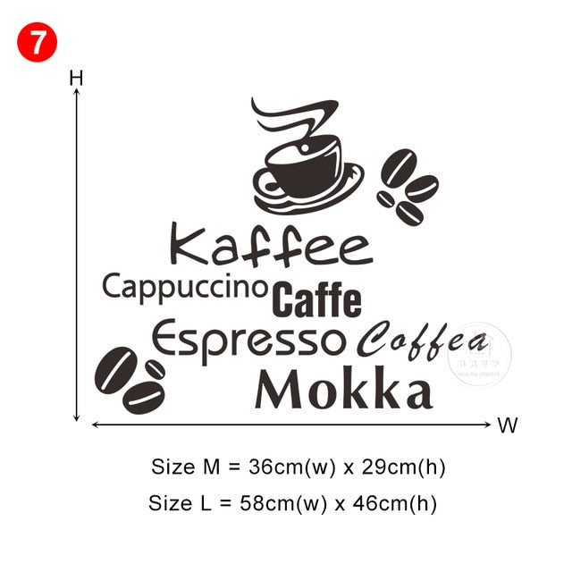 Coffee Wall Stickers