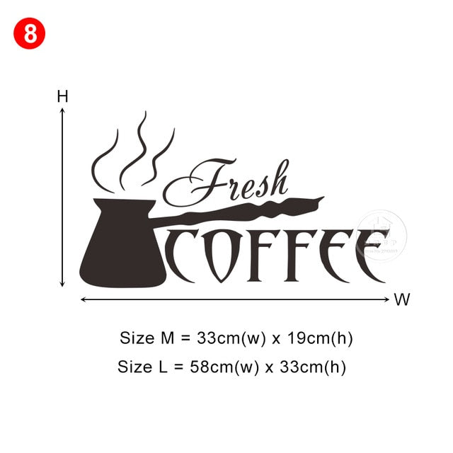 Coffee Wall Stickers